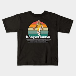 D'Angelo Russell Vintage V1 Kids T-Shirt